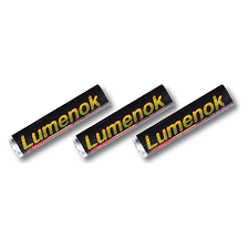 Three-pack of Burt Coyote Lumenok 4mm H arrow adapters, designed for enhanced visibility and precision in archery.