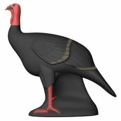 3D Dinde shooter target featuring a realistic depiction of a turkey, designed for hunting practice, showcasing detailed textures and vibrant colors for enhanced visibility.