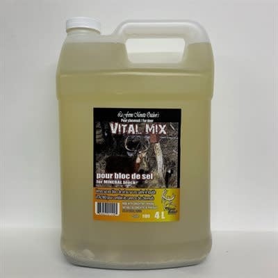 Ferme Monette VITAL MIX 4L Chevreuil, a premium deer feed designed for optimal nutrition and health.