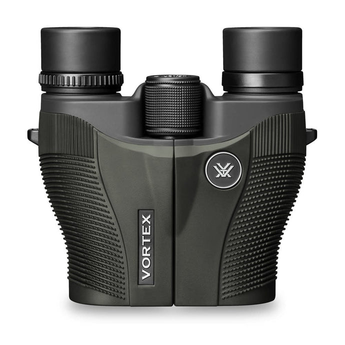 Vortex binoculars paired with Jumelles Vanquish 10x26, showcasing a sleek design and high-quality optics for enhanced outdoor viewing experiences.