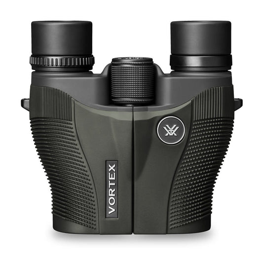 Vortex binoculars paired with Jumelles Vanquish 10x26, showcasing a sleek design and high-quality optics for enhanced outdoor viewing experiences.