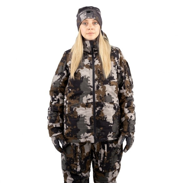 Connec Outdoor women's infusion vent jacket in Outvision color, designed for outdoor activities.